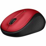 Logitech M325S Wireless Mouse - Optical - Wireless - 32.81 ft - Radio Frequency - 2.40 GHz - Red - USB - 1000 dpi - 4 Way Scroll - 5 Button(s) - Small Hand/Palm Size - Symmetrical - 1 x