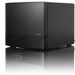 Fractal Design Node 804 Computer Case - Cube - Black - Aluminum - 12 x Bay - Micro ATX  Mini ITX Motherboard Supported - 10 x Fan(s) Supported - 10 x Internal 3.5in Bay - 2 x Internal 2