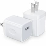 4XEM Wall Charger for Apple iPhone/iPod  USB AC Power adapter - 5 W  1A Wall charger with single USB port for Apple iPhones or any smart phone.