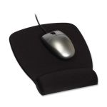 3M Nonskid Mouse Pad - 8.50in Height x 6.75in Width x 0.75in Depth - Black - Foam - 1