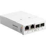 AXIS T8606 Transceiver/Media Converter - 2 x Network (RJ-45) - 2 x Expansion Slots - SFP - 2 x SFP Slots - DC - Rail-mountable  Shelf Mount - TAA Compliant