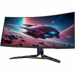 Lenovo Legion R34w-30 34in Class UW-QHD Curved Screen Gaming LED Monitor - 21:9 - Raven Black - 34in Viewable - Vertical Alignment (VA) - WLED Backlight - 3440 x 1440 - 16.7 Million Col