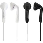 Koss KE7 Earbuds - Stereo - Mini-phone (3.5mm) - Wired - 16 Ohm - 60 Hz to 20 kHz - Earbud - Binaural - In-ear - 4 ft Cable - Black  White - 2