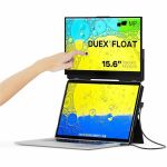 Duex Float Mobile Pixels 15.6in Stacked Portable Screens  Full HD IPS 1080P Touchscreen Monitor with Built-in Kickstand  USB Type-C/HDMI Plug and Play  Support Windows/Mac/Android/Chrom