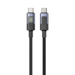 Unitek C14158ABK01-1M PD 60W USB-C Charging Cable with LED Display 3ft Black