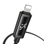 Mcdodo CA-7970 USB A to Lightning Cable with Dual LED Display 4ft Black