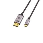Bidirectional 8K USB C Male to DP Male Cable 3ft Black