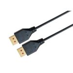 Displayport Cable Slim M/M 34AWG Cable 6ft Black