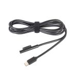 USB-C PD15V to Microsoft Surface Pro 6 Cable6ftBlack