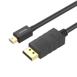 Unitek Y-C611BK 4K@60Hz Mini DisplayPort to DisplayPort 1.2 Cable 6ft Black