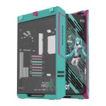 Asus ROG Strix Helios II Hatsune Miku Edition Gaming PC Case with Dual Tempered Glass Side Panels Support for Graphics Cards up