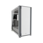 Corsair CC-9011209-WW 5000D Tempered Glass Mid Tower ATX PC Case 2x 120mm Fans Front Panel I/O White