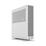 Fractal Design FD-C-RID1N-12 Ridge Mini-ITX Case White PCIe 4.0 Riser Version 1x USB-C 3.1 Gen 2 2x USB 3.0
