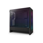 NZXT CC-H52FB-R1 H5 Flow RGB 2024 Mid-Tower Case Black - Perforated Front Panel - Tempered Glass Side Panel