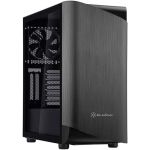 Silverstone SEA1TB-G SETA A1 Mid-Tower ATX Computer Case Temepered Glass Side Panel 1x USB-C 3.1 Gen 2 1x 3.5mm Audio Jack