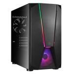 Silverstone CS-FAV1MB-PRO Micro-ATX Gaming Case Tempered Glass Side Panel ARGB Lighting 1x ARGB Fan 2x USB 3.0 2x USB 2.0