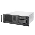 SilverStone RM41-H08 4U Rackmount Server Case with 5 x 3.5 Hot-Swappable Bay and 3 x 5.25 Bays with USB 3.1 Gen 1
