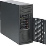 Supermicro SuperChassis CSE-733TQ-668B Server Case - Mid-tower - Black - 7 x Bay - 1 x 668 W - Power Supply Installed - EATX  ATX Motherboard Supported - 2 x Fan(s) Supported - 2 x Exte