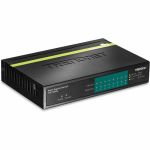 TRENDnet TPE-TG80G 8-Port Gigabit PoE+ Switch 8 x Gigabit PoE+ Ports 123W PoE Power Budget 16 Gbps Ethernet Splitter