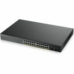 ZYXEL GS1900-24HPv2 24-Port Gigabit Smart Managed PoE Switch | 24 PoE+ Ports at 170W with 2 SFP Uplinks | TAA Compliant - 24 Ports - Gigabit PoE / PoE+ Ethernet - Manageable - Layer 2 S