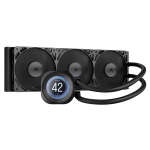 Corsair CW-9061033-WW NAUTILUS 360 RS LCD LiquidCooler 360mm Radiator 2.1in IPS Display 3x RS120 Fans Intel/AMD Supported