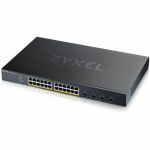 ZYXEL 24-port GbE PoE Lite-L3 Smart Managed Switch with 4 10G Uplink - 24 Ports - Manageable - Gigabit Ethernet  10 Gigabit Ethernet - 100/1000Base-T  10GBase-X - 3 Layer Supported - 45