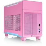 Thermaltake TR100 Bubble Pink Mini Tower Chassis - Mini-tower - Bubble Pink - Steel  SPCC - Mini ITX Motherboard Supported - 2 x Fan(s) Supported - 3.9in Display - 2 x Internal 2.5in Ba