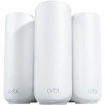 Netgear Orbi RBE373 Wi-Fi 7 IEEE 802.11be Ethernet Wireless Router - Dual Band - 640 MB/s Wireless Speed - 1 x Network Port - 1 x Broadband Port - 2.5 Gigabit Ethernet - VPN Supported
