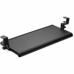 Kensington SmartFit Clamp-On Keyboard Drawer - 13.2in Height x 32.4in Width - Black - 1 Each - TAA Compliant