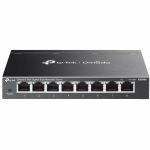 TP-Link Omada 8-Port Gigabit Easy Managed Switch - 8 Ports - Manageable - Gigabit Ethernet - 10/100/1000Base-T - 2.70 W Power Consumption - Twisted Pair - Desktop  Wall Mountable