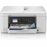 Brother MFCJ1365DW Inkjet Multifunction Printer - Color - Copier/Printer/Scanner - 16 ppm Mono/9 ppm Color Print - 1200 x 6000 dpi Print - Automatic Duplex Print - Up to 2500 Pages Mont