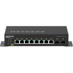 Netgear AV Line M4250 GSM4210PX Ethernet Switch - 8 Ports - Manageable - 10 Gigabit Ethernet - 10GBase-T  10GBase-X - 3 Layer Supported - 220 W PoE Budget - Optical Fiber  Twisted Pair