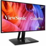 ViewSonic VP2768a 27-Inch Premium IPS 1440p Monitor with Advanced Ergonomics  ColorPro 100% sRGB Rec 709  14-bit 3D LUT  Eye Care  90W USB C  RJ45  HDMI  Daisy Chain for Home and Office