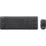 Lenovo 300 Wireless Combo Keyboard and Mouse - US English - USB Type A Wireless RF 2.40 GHz Keyboard - English (US) - Black - USB Type A Wireless RF Mouse - Optical - 1000 dpi - Scroll
