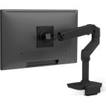 Ergotron Desk Mount for LCD Monitor - Matte Black - Height Adjustable - 1 Display(s) Supported - 34in Screen Support - 25 lb Load Capacity - 75 x 75  100 x 100 - Aluminum