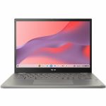 Asus Chromebook Vibe CX34 Flip CX3401 CX3401FBA-YZ388T-S 14in Touchscreen Convertible 2 in 1 Chromebook - WUXGA - 144 Hz - Intel Core i3 12th Gen i3-1215U - 8 GB - 128 GB SSD - Zinc - I