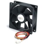 StarTech.com 80x25mm Ball Bearing Quiet Computer Case Fan w/ TX3 Connector - Fan Kit - Add additional chassis cooling with a 80mm ball bearing fan - pc fan - computer case fan - 80mm fa
