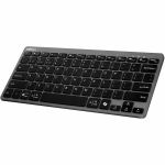 Adesso EasyTouch 7000 Multi OS Bluetooth Scissor Switch Keyboard with CoPilot AI Hotkey - Wireless Connectivity - Bluetooth - 30 ft - 78 Key CoPilot  My Computer  Back  Forward  Search
