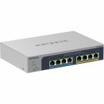 Netgear 8-port Ultra60 PoE++ Multi-Gigabit (2.5G) Ethernet Smart Switch - 8 Ports - Manageable - 2.5 Gigabit Ethernet - 2.5GBase-T - 4 Layer Supported - 230 W PoE Budget - Twisted Pair