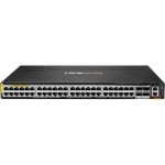 HPE CX 6300 Layer 3 Switch - 48 Ports - Manageable - 10 Gigabit Ethernet  100 Gigabit Ethernet - 10GBase-T  100GBase-X - 3 Layer Supported - Modular - 4 SFP Slots - 2640 W PoE Budget -