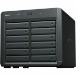 Synology DX1215II Drive Enclosure SATA - Infiniband Host Interface External - Hot Swappable Bays - 12 x HDD Supported - 12 x SSD Supported - 12 x Total Bay - 12 x 2.5in/3.5in Bay