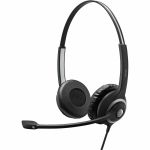 EPOS IMPACT SC 260 Headset - Stereo - Easy Disconnect - Wired - On-ear - Binaural - Noise Cancelling  Electret  Uni-directional  Condenser Microphone - Black