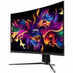 MSI MAG 321CUP QD-OLED 32in Class 4K UHD Curved Screen Rugged Gaming OLED Monitor - 16:9 - Black - 31.5in Viewable - Quantum Dot OLED - Quantum Dot OLED Backlight - 3840 x 2160 - 1.07 B