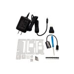 MC RAS-PCS02PWR Raspberry Pi Zero/2W Starter Acrylic Case Kit with Power Adapter and Cables
