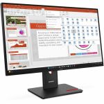 Lenovo ThinkVision T27-40 27in Class Full HD LED Monitor - 16:9 - Eclipse Black - 27in Viewable - In-plane Switching (IPS) Technology - WLED Backlight - 1920 x 1080 - 16.7 Million Color