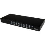 StarTech.com 16 Port 1U Rackmount USB PS/2 KVM Switch with OSD - Control up to 16 USB or PS/2-connected computers from one keyboard  mouse and monitor - usb kvm switch - 16 port kvm swi