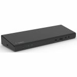 Belkin Universal 15-Port Triple Display USB-C Docking Station - 5 Gbps - 85W - 2xUSB-C  5xUSB-A  2xDP 3xHDMI  1xEthernet  2x3.5mm Audio - 4K - w/ USB-C Cable - Black - for Monitor/Noteb