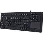 Adesso Antimicrobial Waterproof Touchpad Keyboard - Cable Connectivity - USB Interface - 108 Key(s) - Windows Key  Internet  Multimedia  Volume Up  Volume Down  Mute  Home  Email  Back