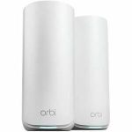 Netgear Orbi RBE872 Wi-Fi 7 IEEE 802.11be Ethernet Wireless Router - Tri Band - 2.40 GHz ISM Band - 6 GHz UNII Band - 2.63 GB/s Wireless Speed - 4 x Network Port - 1 x Broadband Port -
