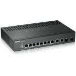 ZYXEL GS2220-10 8-Port Gigabit L2+ Managed and Nebula Pro Cloud Managed Switch with 2 SFP Uplinks - 8 Ports - Gigabit Ethernet - Full CLI Managed and Nebula Pro Cloud Manageable - Layer